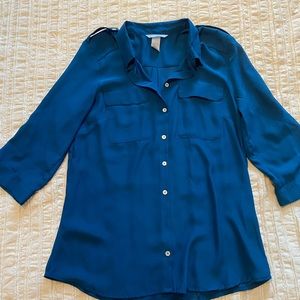 H&m button up blouse